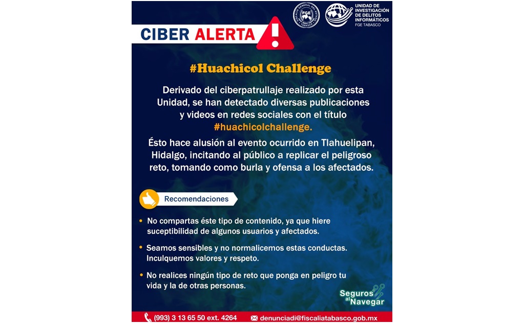 Advierten sobre nuevo reto en redes sociales: el #HuachicolChallenge