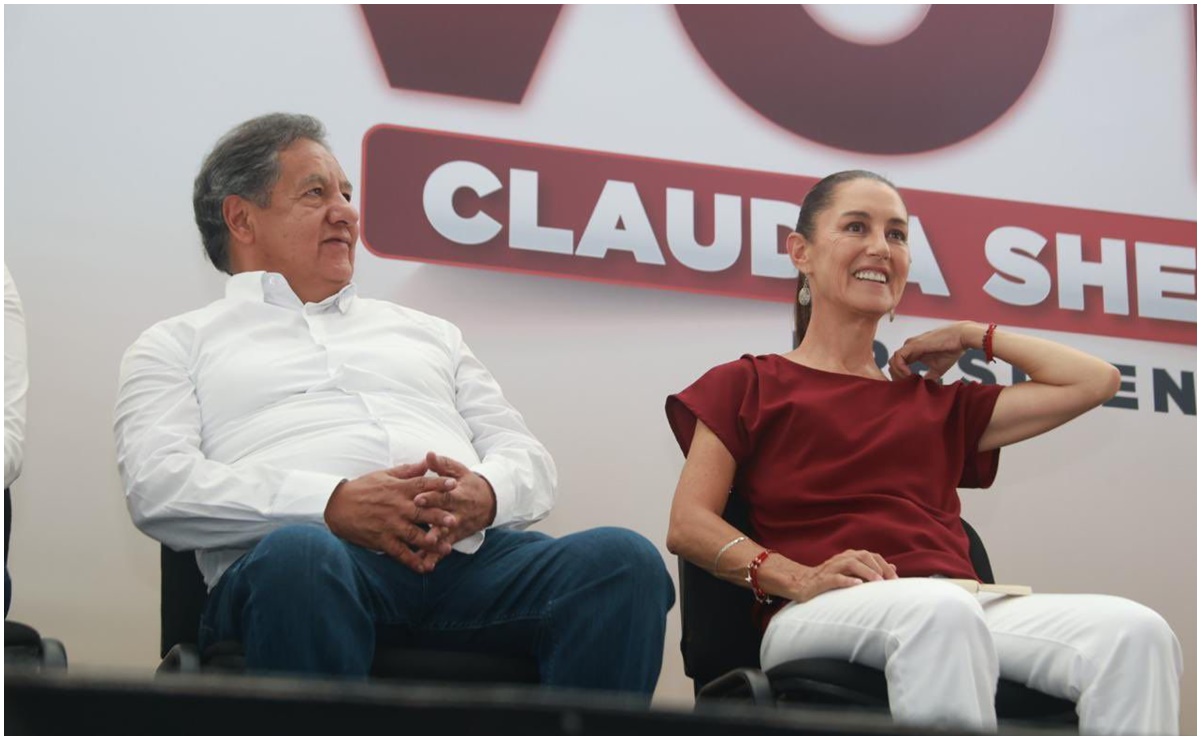 Higinio Martínez llama a votar por Sheinbaum para ser la primera presidenta de México
