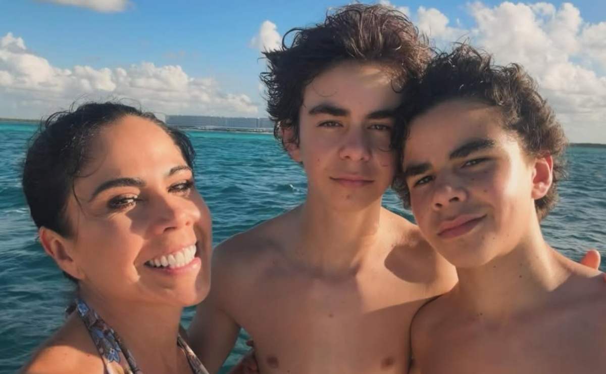 Paola Rojas disfruta de unas vacaciones en Cancún con la mejor compañía, sus hijos