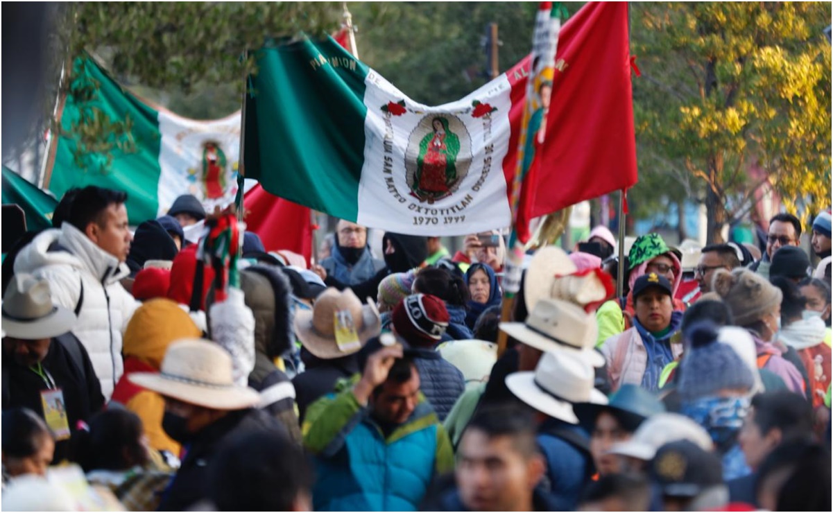 ¡Toma precauciones! Peregrinos arriban hoy 21 de febrero a la Basílica de Guadalupe; ¿cuáles son las vialidades afectadas?