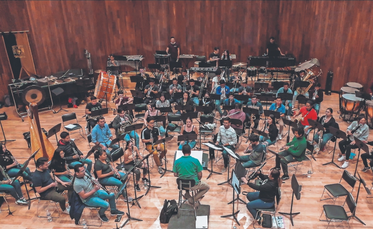 La Facultad de Música, que tiene conjuntos orquestales e instrumentales, sigue siendo una de las principales escuelas de música clásica que hay en todo México. Foto: Facultad de Música de la UNAM