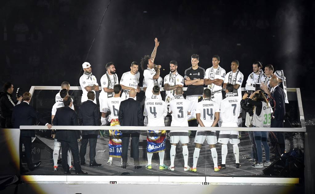 Real Madrid festeja el logro de la 'Undécima'