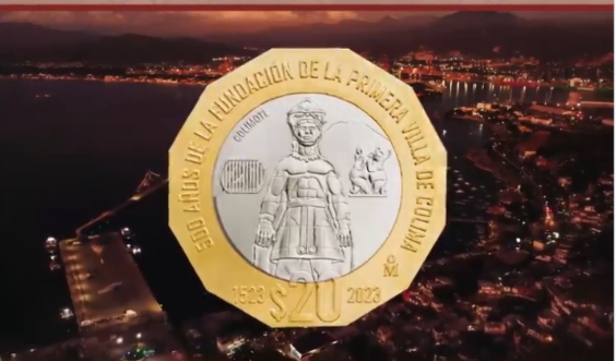 ¡Saca la morralla! Banxico pone en circulación nueva moneda de 20 pesos alusiva a Colima