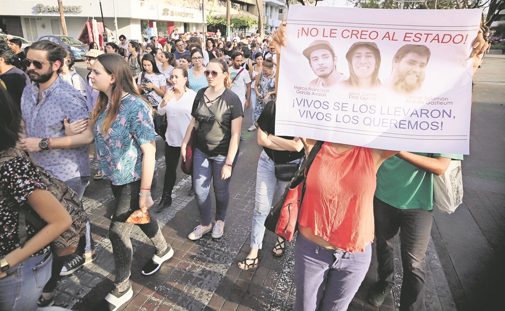 Reabrirán caso de los 3 estudiantes desaparecidos de Tonalá