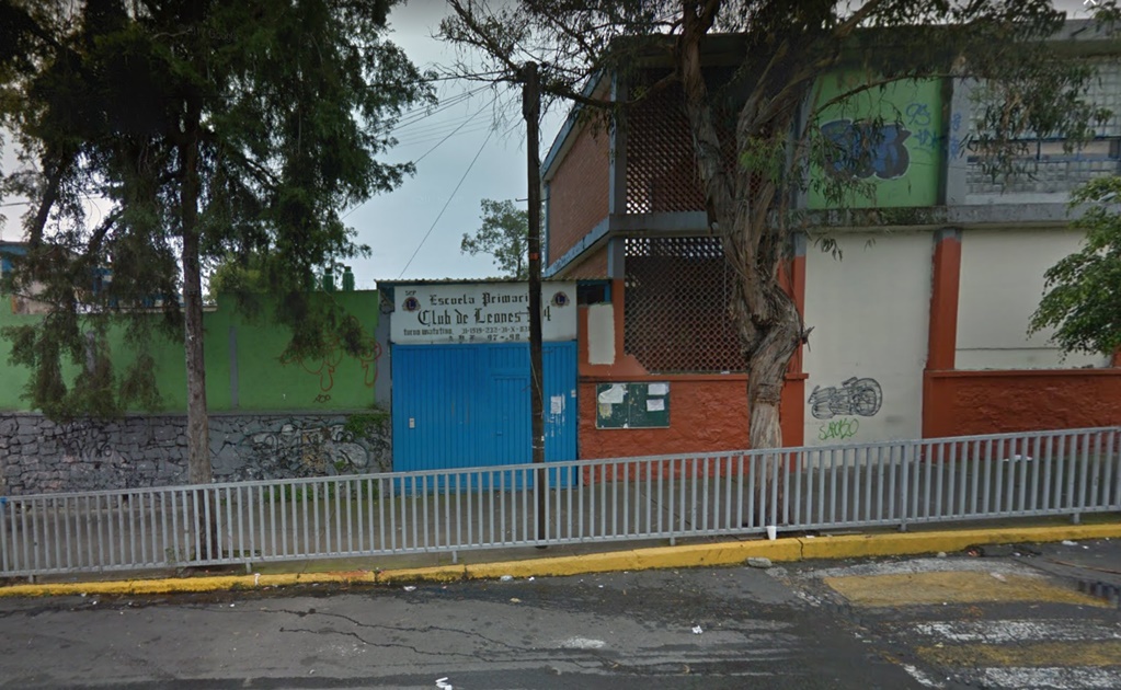 Cae barda de escuela en Coyoacán por sismo