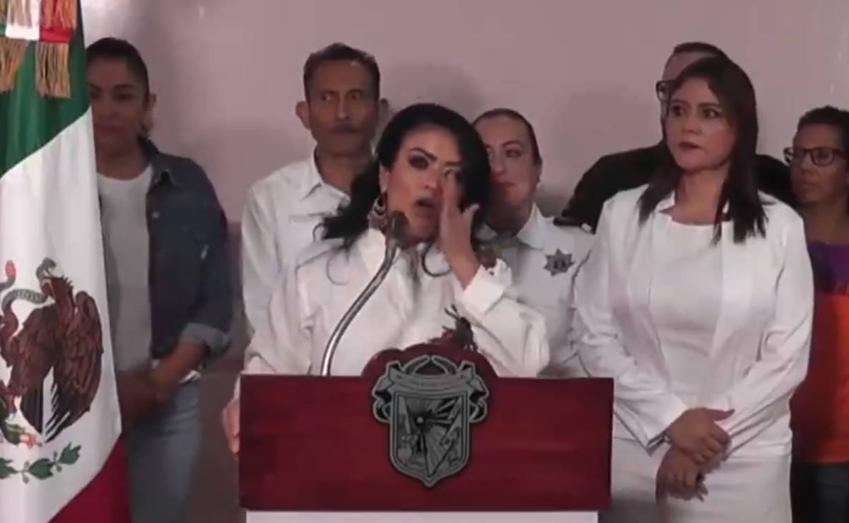 Alcaldesa de Chilpancingo llora y acusa violencia política de género