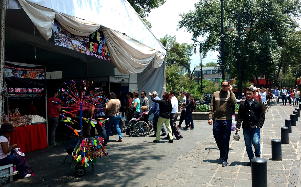 Suspenden ferias y romerías en el centro de Coyoacán