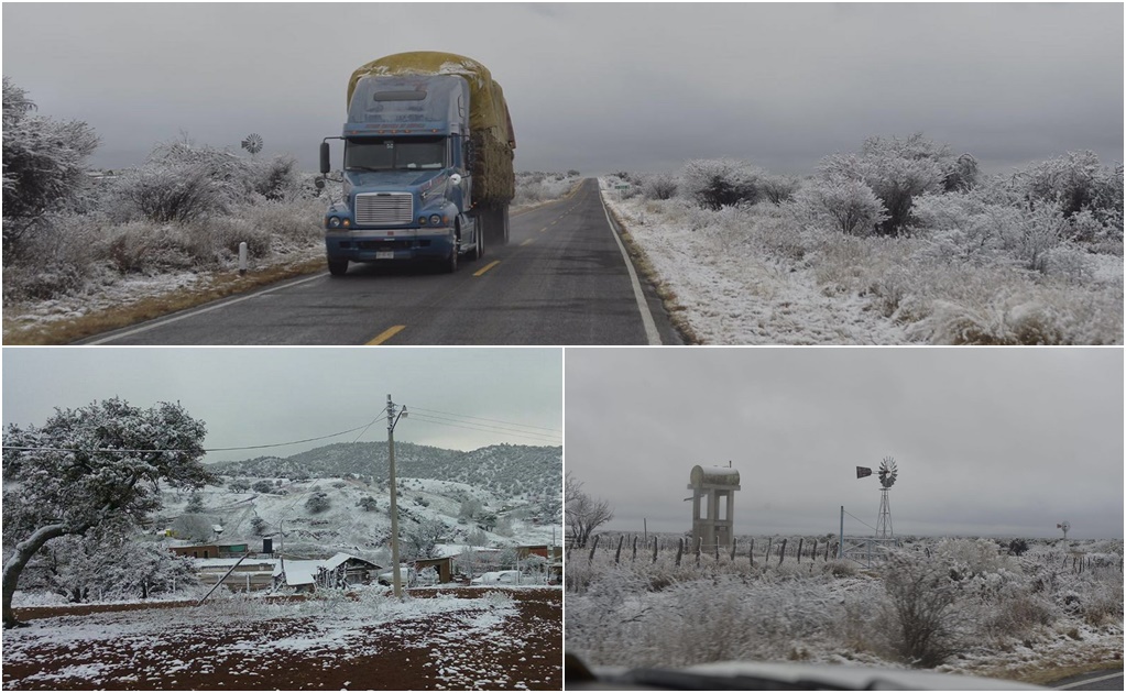 Hasta -17 grados en La Rosilla, Durango
