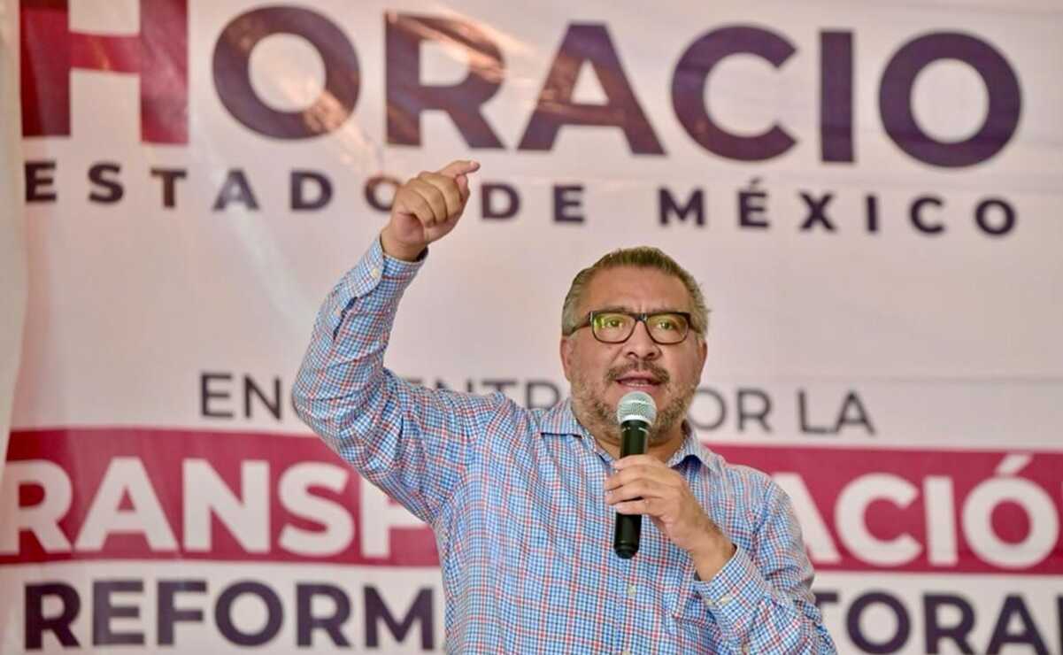 Horacio Duarte llama a apoyar a Delfina Gómez rumbo a la contienda por la gubernatura en Edomex 