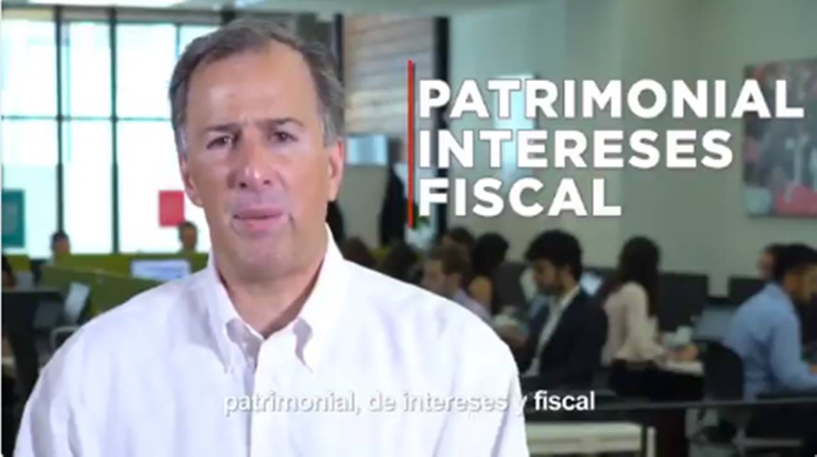 Meade presenta declaración “7de7”; reporta ingresos anuales por 2.3 mdp