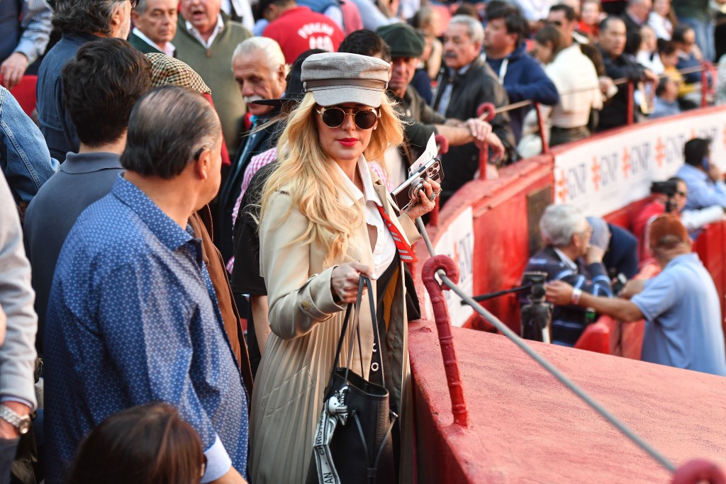 Tania Ruiz en la despedida de Pablo Hermoso de Mendoza