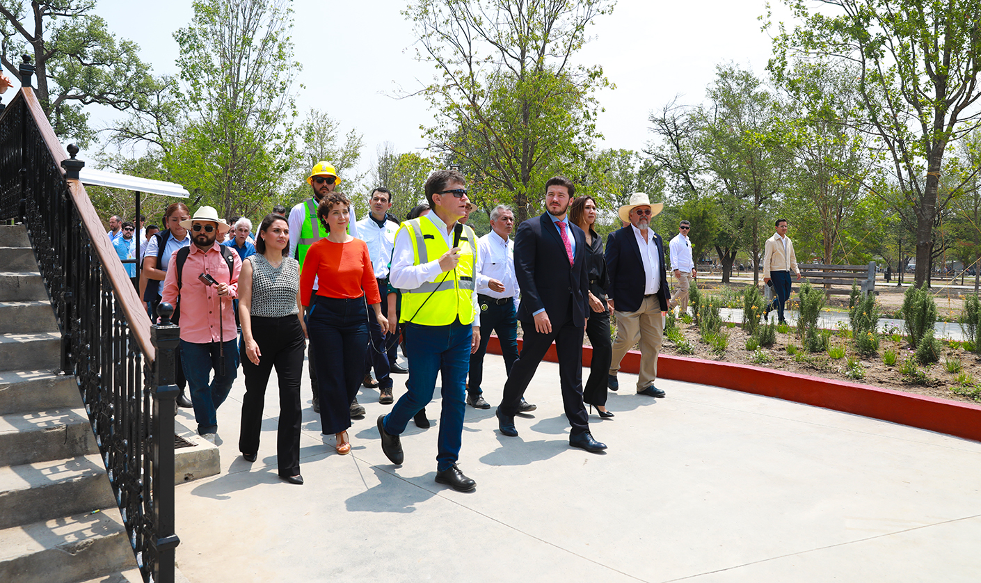 Gobierno de NL entrega primera etapa de rehabilitación  socioambiental del Parque La Alameda