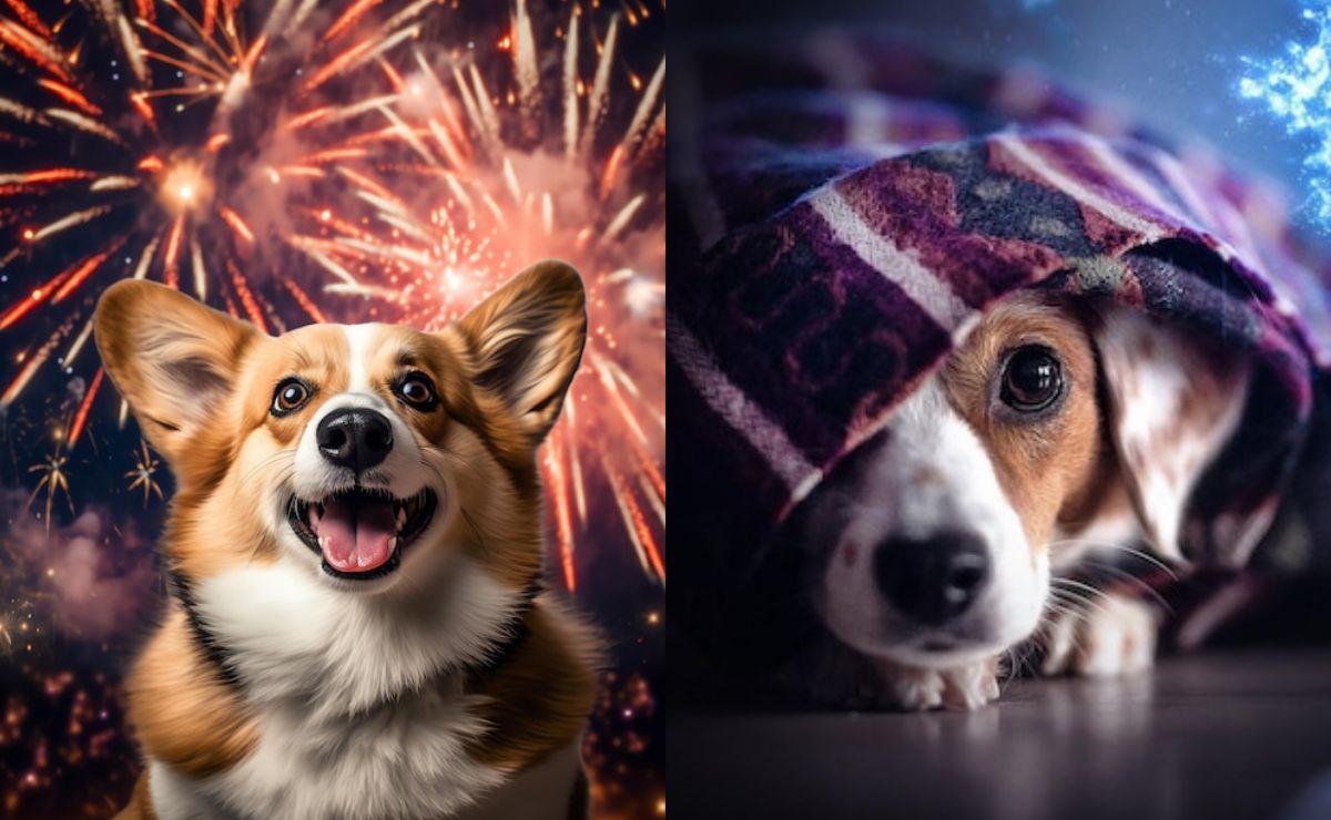 Esto es lo que debes hacer si tu perro tiene miedo a los fuegos artificiales