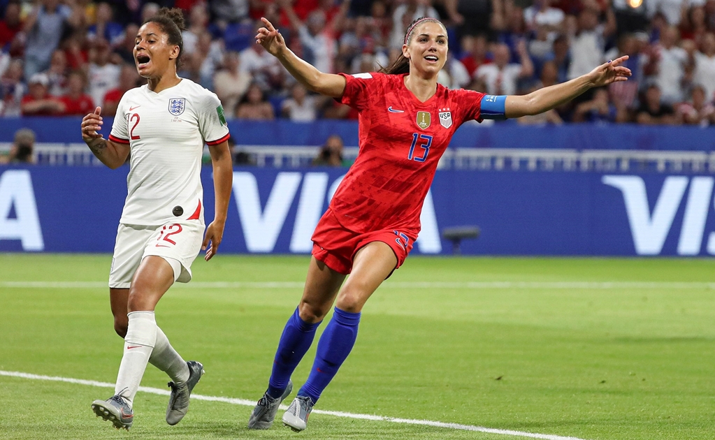 Estados Unidos vence a Inglaterra y disputará la final del Mundial femenil 