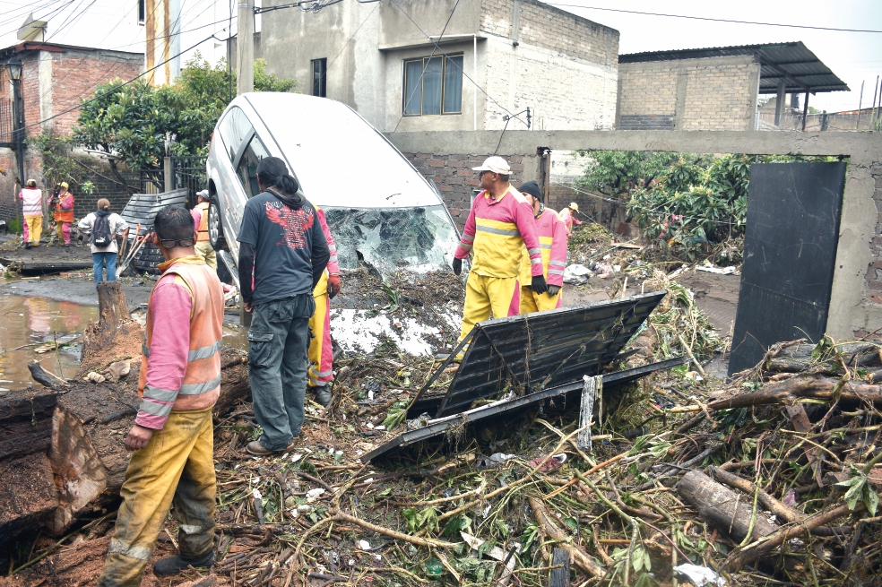 Afectadas, 2,764 viviendas por inundaciones