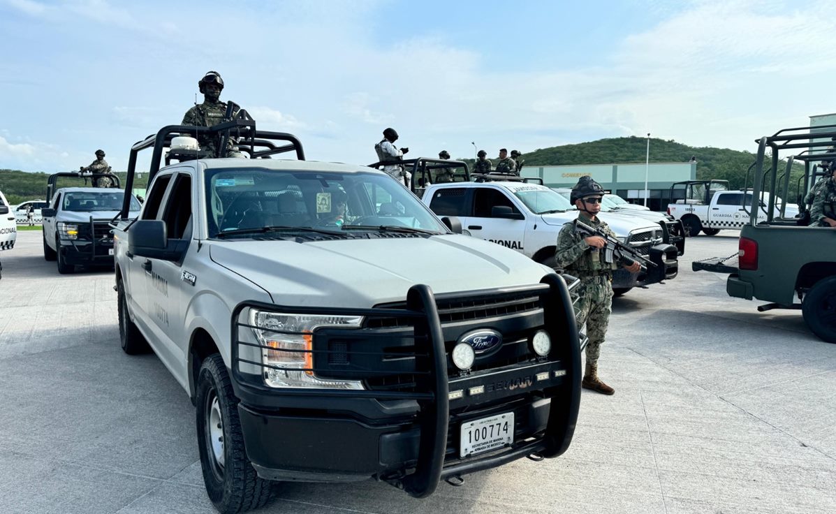 Semar refuerza seguridad con 125 elementos y 21 vehículos en Colima