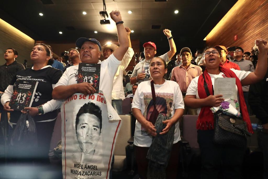 PGR informó a la CIDH que no existían nuevas teorías del caso Ayotzinapa