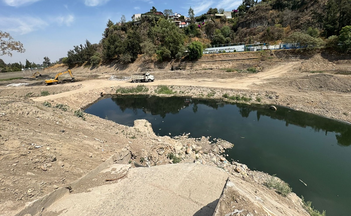 Sistema de Aguas de Huixquilucan y Comisión del Agua del Estado de México, buscan limpiar la Presa "El Capulín"