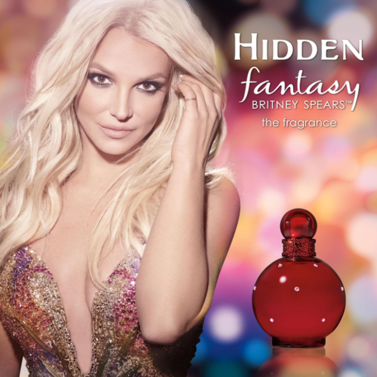 Perfume Hidden Fantasy Britney Spears campaña oficial