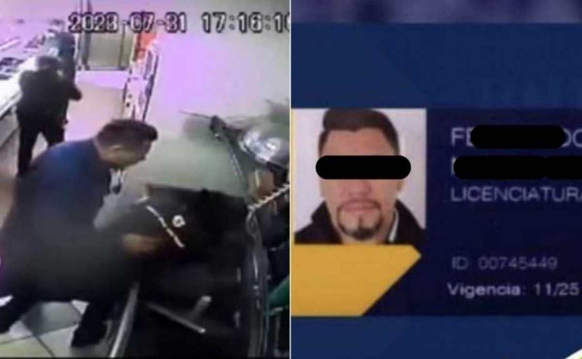 ¿Golpeador de empleado del Subway en SLP trabajaba en la Policía municipal? Esto dice la SSPC