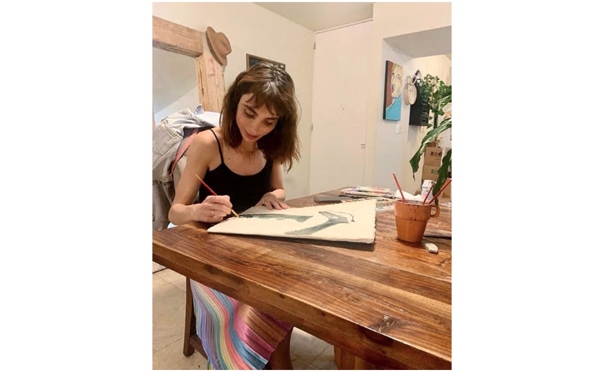 Natalia Téllez se refugia en la pintura