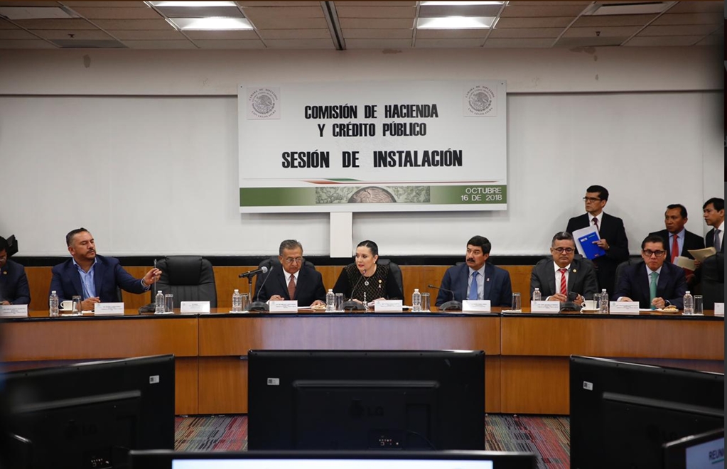 Diputados instalan Comisión de Hacienda y Crédito Público