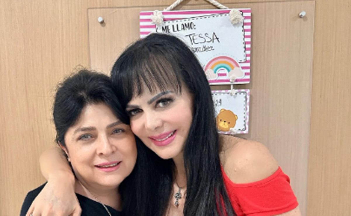 Maribel Guardia ya conoce a Tessa, nieta de su amiga Victoria Ruffo