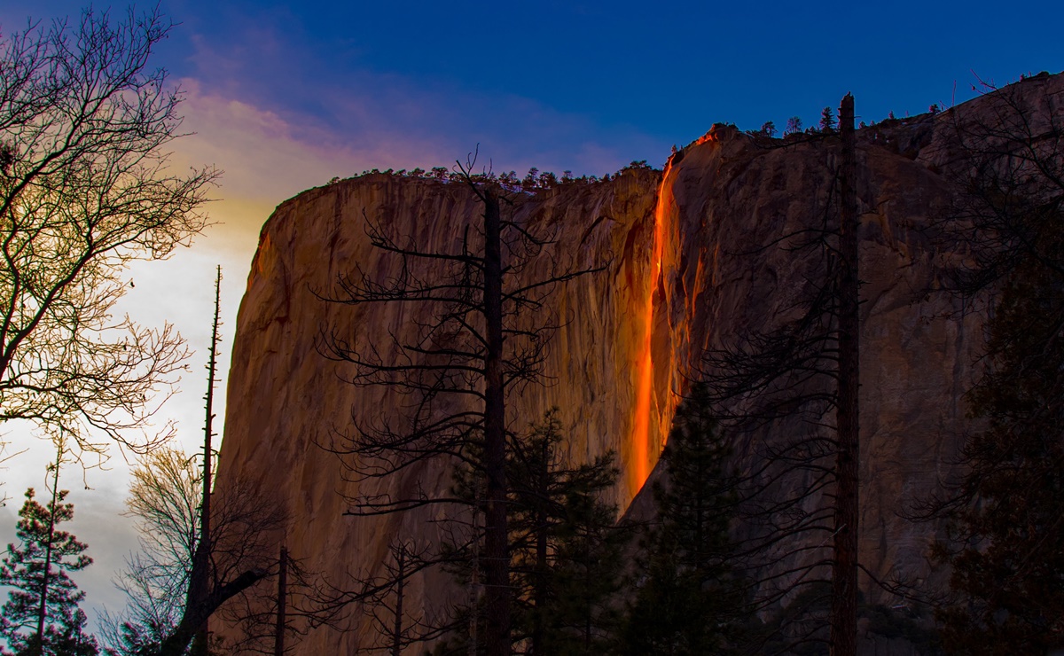 ‘La Cascada de Fuego’, el impactante fenómeno que atrae a miles al parque Yosemite
