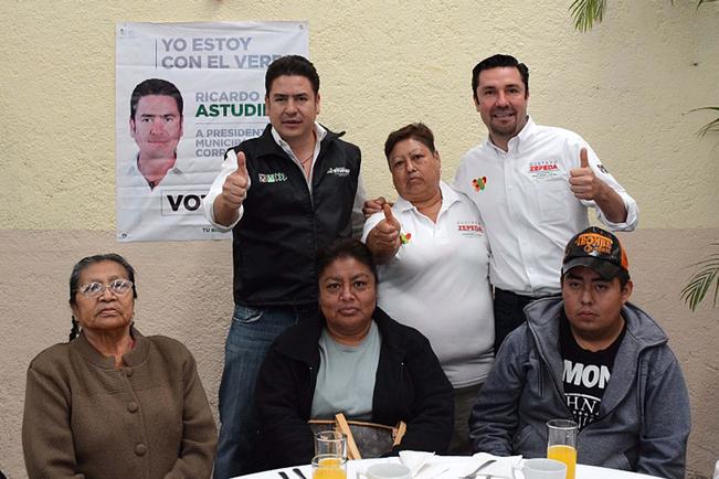 Astudillo inicia su cierre de campaña en La Negreta