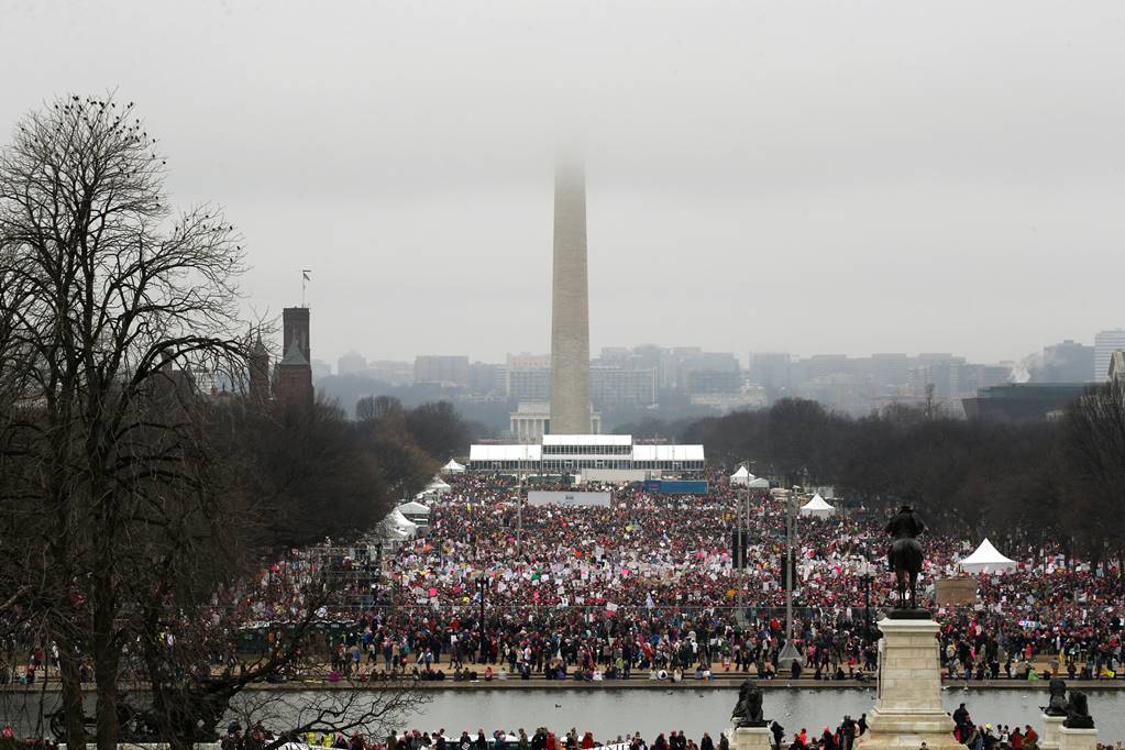 Marcha de Mujeres contra Trump, mayor protesta en historia de EU: investigadora