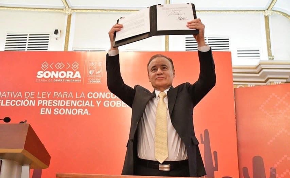 Alfonso Durazo presenta iniciativa para homologar elección a gobernador en Sonora con la Presidencial