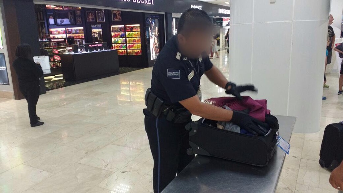 Asegura Policía Federal droga en aeropuerto de Cancún