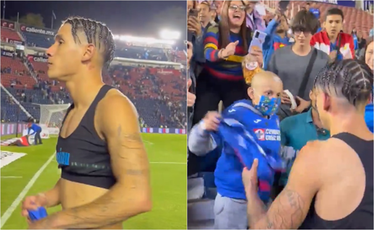 VIDEO: Uriel Antuna regala camiseta a niño tras doblete ante Monterrey