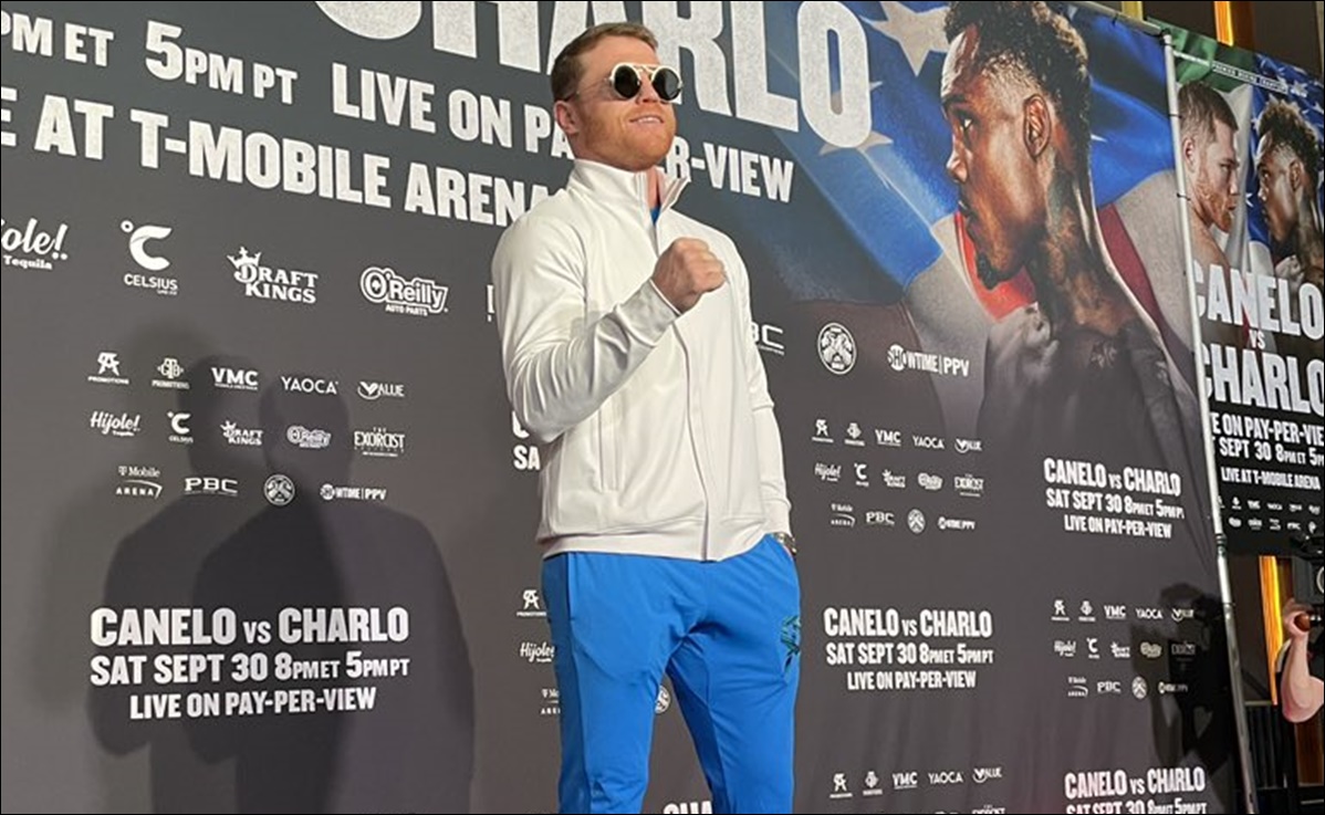 Canelo Álvarez y Jermell Charlo llegan a Las Vegas; "Iron Man" le mandó una advertencia al mexicano