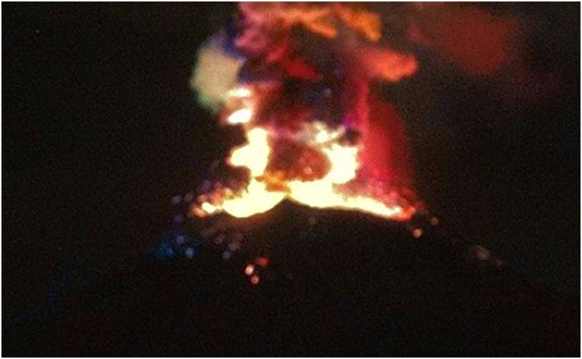 VIDEO: Así amaneció el volcán Popocatépetl este jueves 13 de julio
