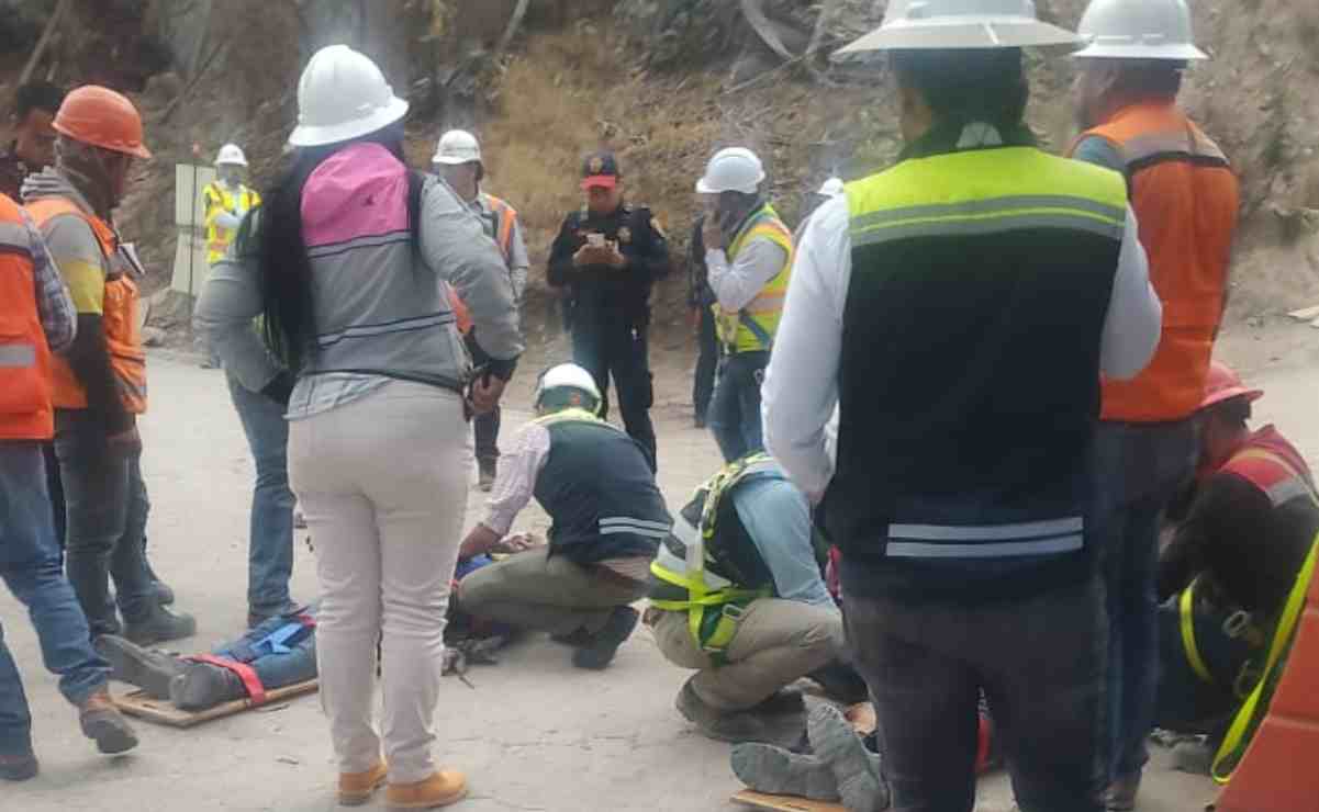 Caen 2 trabajadores de plataforma del Tren Interurbano México-Toluca; uno fallece