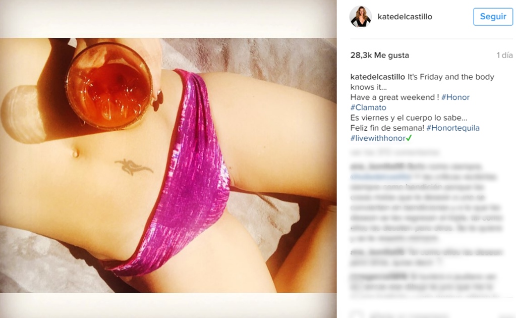 Kate del Castillo y su foto en bikini