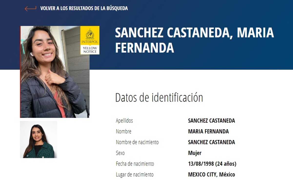 Caso María Fernanda: Interpol emite notificación amarilla por desaparición de joven mexicana en Alemania