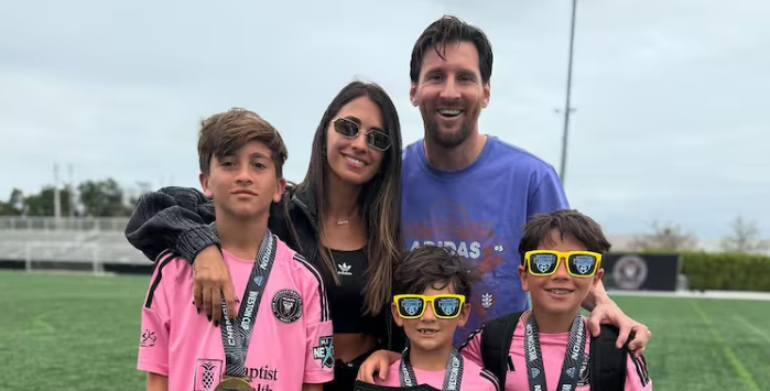 Conoce a Thiago, Mateo y Ciro, los hijos de Lionel Messi y Antonela Roccuzzo