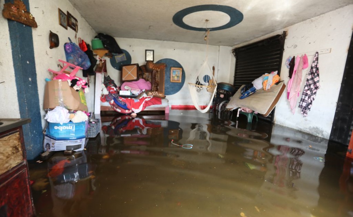 San Pedro Cholula tiene 7 días con anegaciones de agua fétida, denuncian vecinos 