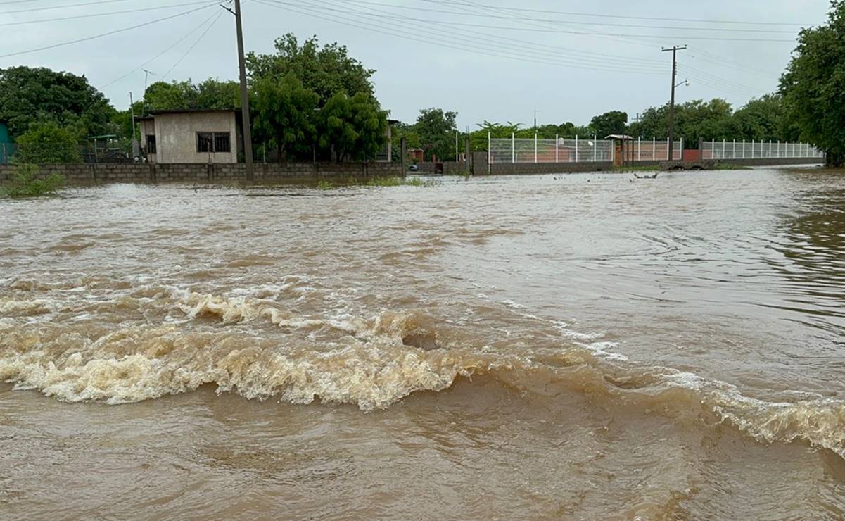 Fuertes lluvias dejan crecidas de ríos e inundaciones en comunidades del Istmo de Oaxaca