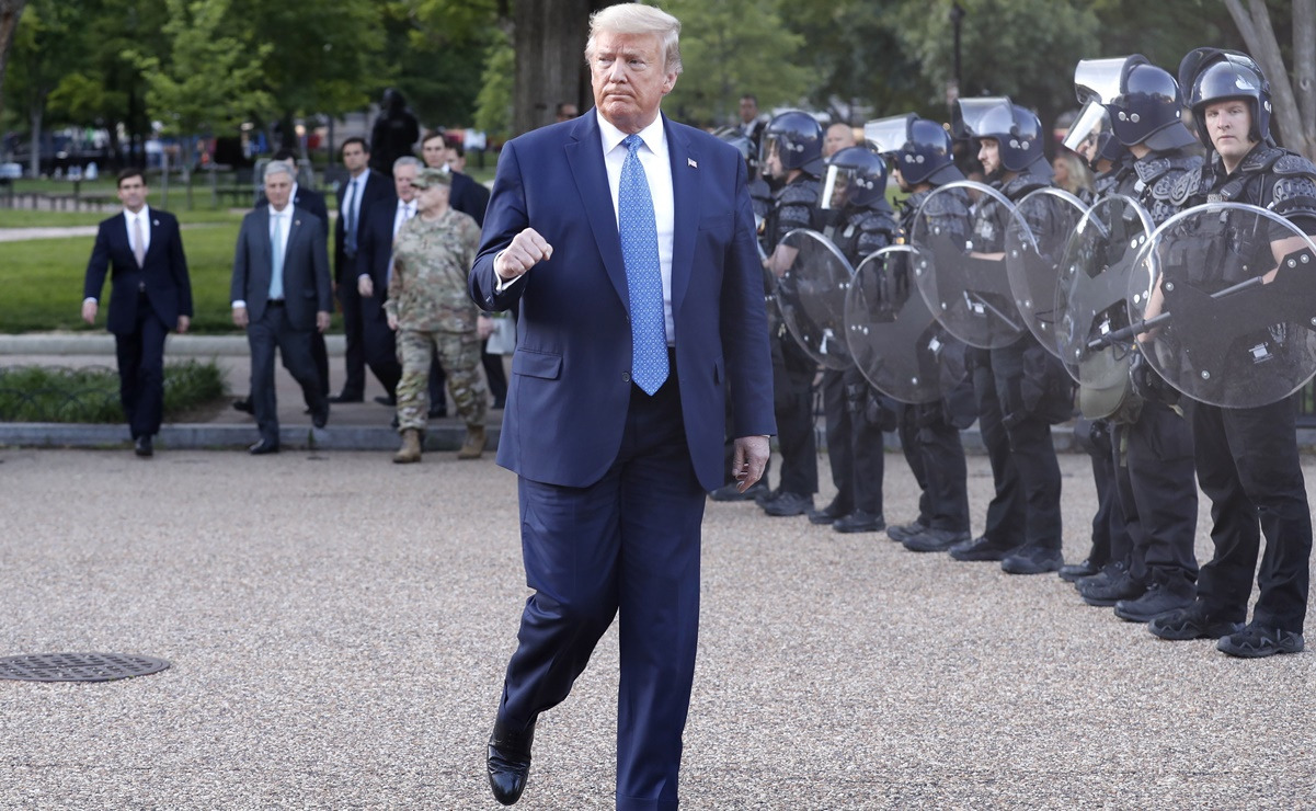Trump anuncia despliegue de soldados en Washington tras protestas