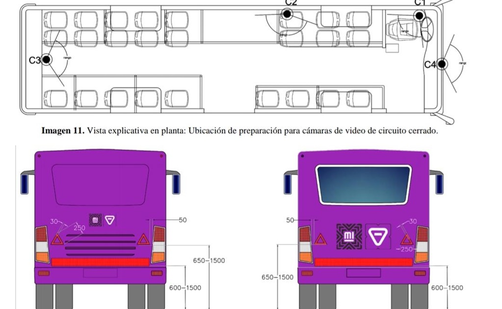 Características técnicas para los nuevos autobuses de transporte público en la CDMX 