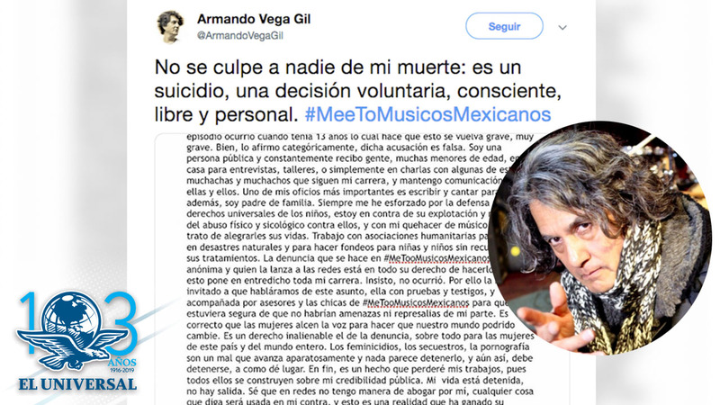 Confirma Botellita de Jerez muerte de Armando Vega Gil
