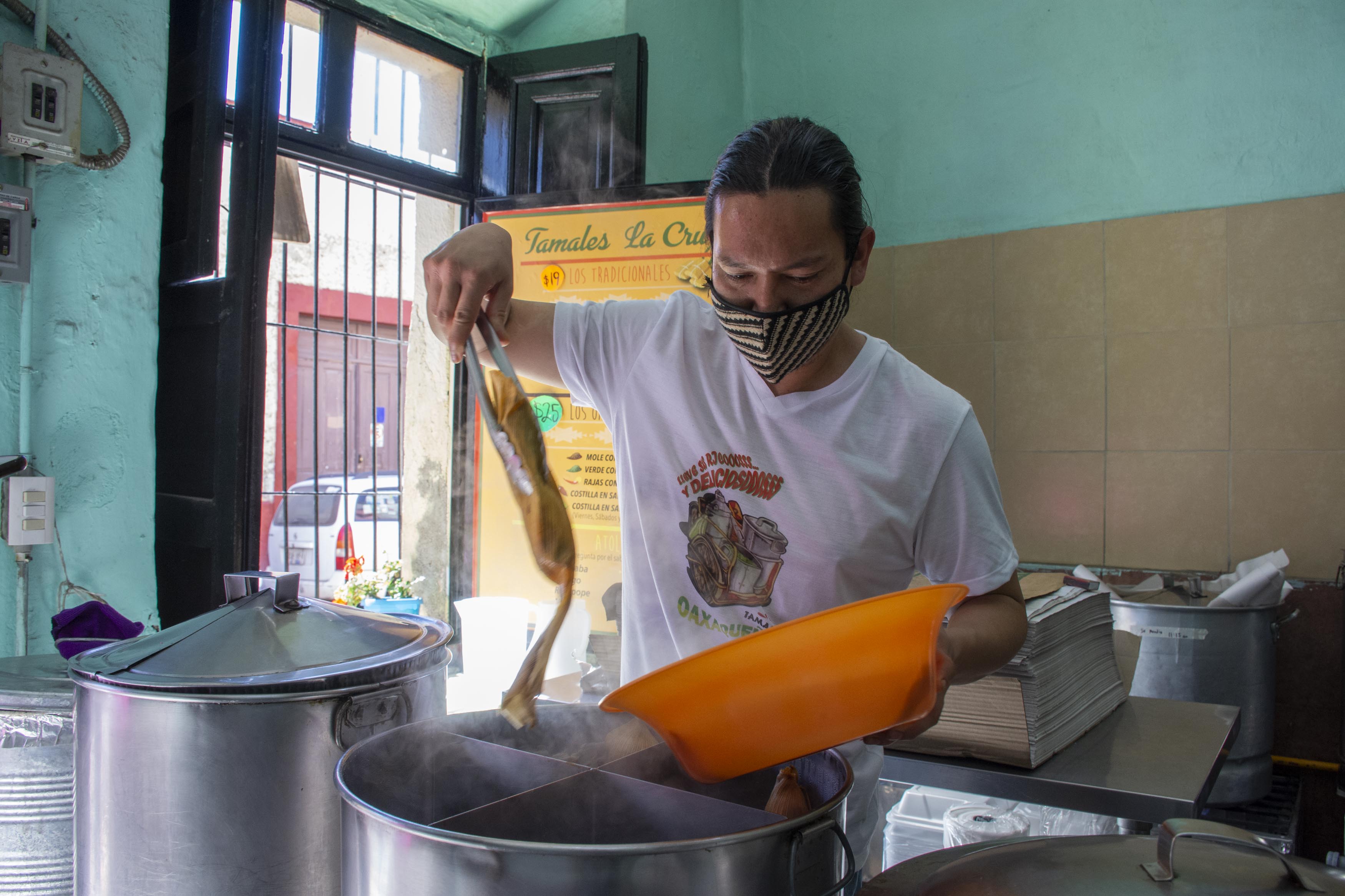 El Covid enfrió la venta de tamales