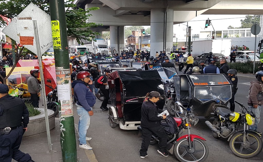 Decomisan mototaxis en Tláhuac, a una semana de la muerte de "El Ojos" 