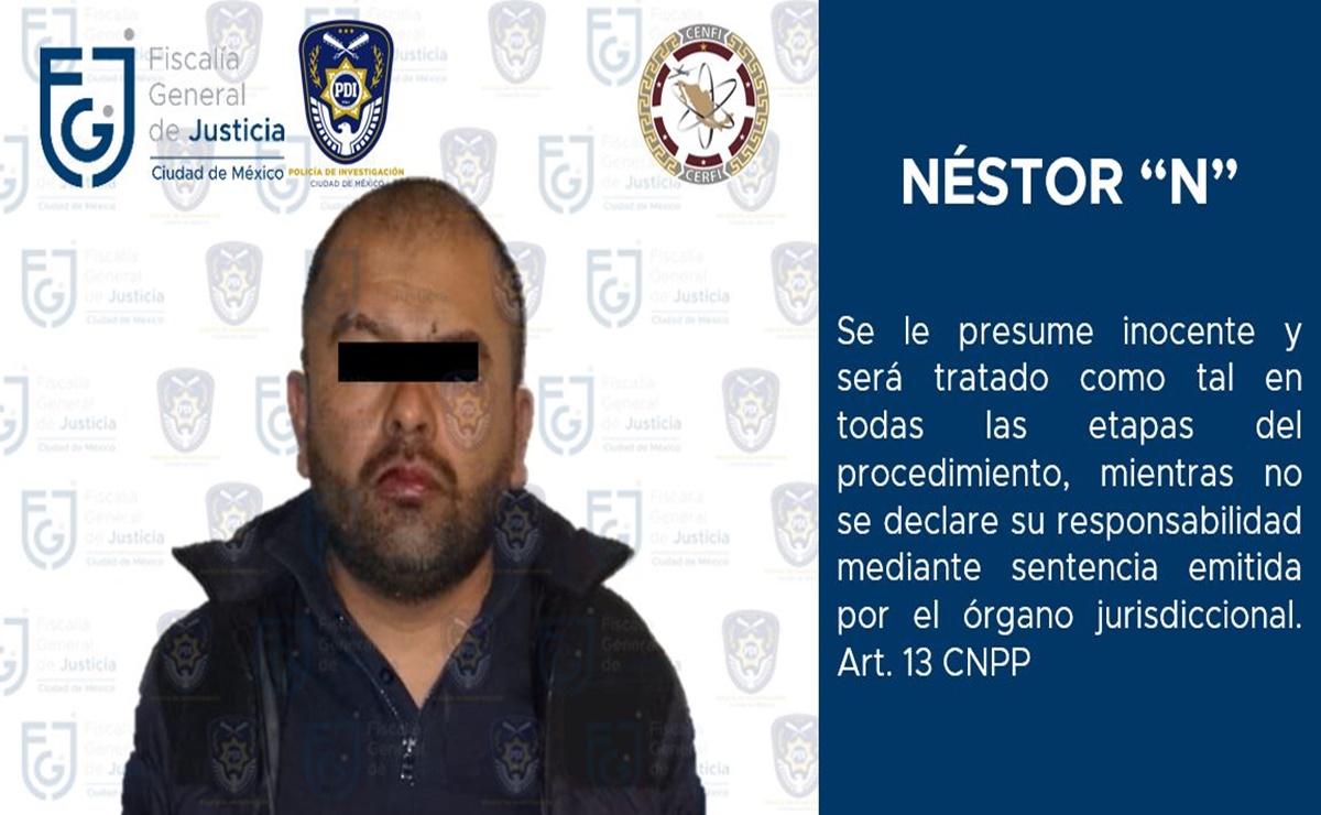 Detienen a Néstor "N", alias "El 20", presunto líder criminal en CDMX y Edomex, durante operativo en Polanco