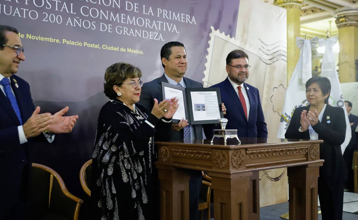 Servicio Postal Mexicano cancela estampilla "Guanajuato 200 años de Grandeza"