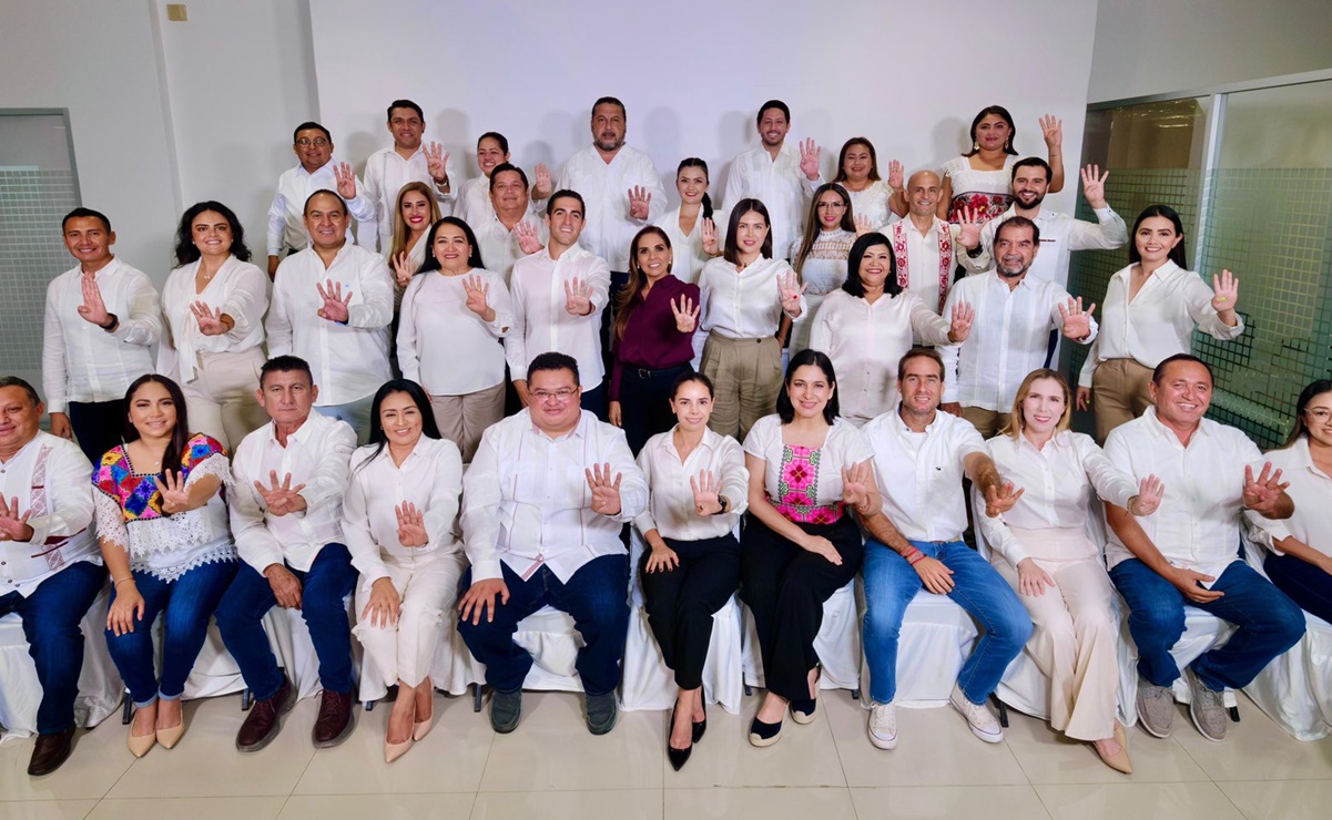 "La 4T gobernará con humanismo en Q. Roo": Mara Lezama se reúne con candidatos electos de Morena