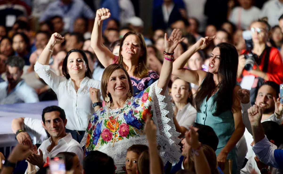 "Me estuvieron chingue y chingue, ahora apóyenme": Xóchitl Gálvez en su cierre de campaña